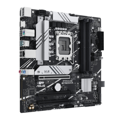 ASUS PRIME B760M-A-CSM, LGA1700, B760, 4*DDR5, 2xHDMI+DP, 4xSATA3 + RAID, 2xM2, Audio, Gb LAN, USB 3.2, USB 2.0, mATX; 90MB1EK0-M0EAYC