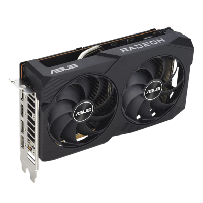 ASUS DUAL-RX7600-O8G-V2//RX7600 HDMI DP*3 8G D6; 90YV0IH2-M0NA00