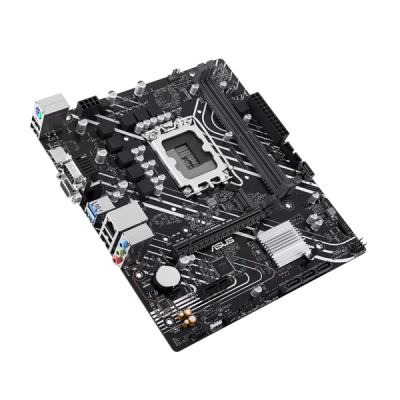 ASUS PRIME H610M-D, LGA1700, H610, 2*DDR5, D-Sub + HDMI, SATA3, Audio, Gb LAN, USB 3.2*4, USB 2.0*6, COM*1, LPT*1 header (w/o cable), mATX; 90MB1G80-M0EAY0
