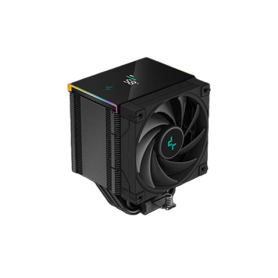 DEEPCOOL AK500 DIGITAL LGA20XX/1700/1200/115X/AM5/AM4 (9шт/кор, TDP 240W, PWM, Fan 120mm, 5 тепл. трубок, Copper Base, черный) RET