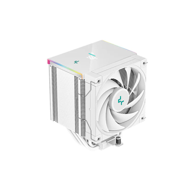 DEEPCOOL AK500 DIGITAL WH LGA20XX/1700/1200/115X/AM5/AM4 (9шт/кор, TDP 240W, PWM, Fan 120mm, 5 тепл. трубок, Copper Base, белый) RET