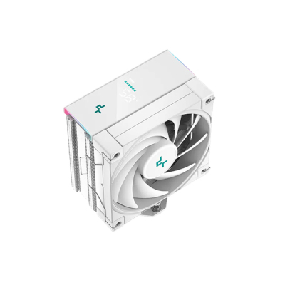 DEEPCOOL AK400 DIGITAL WH LGA1700/1200/115X/AM5/AM4 (18шт/кор, TDP 260W, PWM, Fan 120mm, 4 тепл. трубки, ARGB, белый) RET