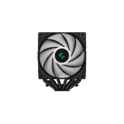 DEEPCOOL AG620 DIGITAL BK ARGB LGA1700/1200/115X/AM5/AM4 (8шт/кор, TDP 260W, PWM, DUAL Fan 120mm, 6 тепл. трубок, черный) RET