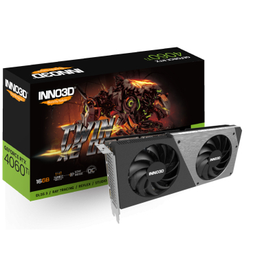 INNO3D RTX 4060 Ti Twin X2 OC//RTX4060Ti, HDMI, DP*3, 8G,D6