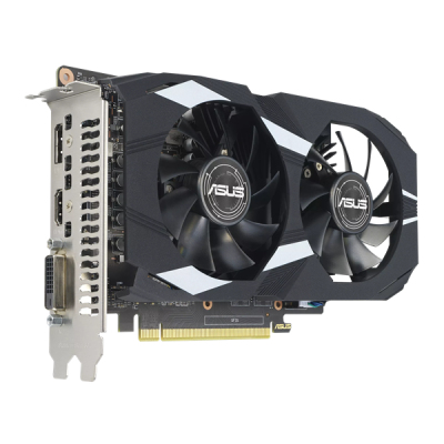 ASUS DUAL-GTX1650-O4GD6-P-EVO//GTX1650 DVI HDMI DP 4G D6; 90YV0EZD-M0NA00