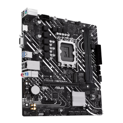ASUS PRIME H610M-K, LGA1700, H610, 2*DDR5, D-Sub + HDMI, SATA3, Audio, Gb LAN, USB 3.2, USB 2.0, COM*1 header (w/o cable),mATX ; 90MB1GA0-M0EAY0