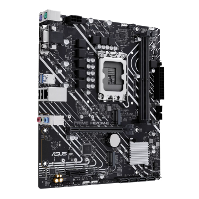 ASUS PRIME H610M-E-CSM, LGA1700, H610, 2*DDR5, DP+VGA + HDMI, SATA3, Audio, Gb LAN, USB 3.2, USB 2.0, COM*1 header (w/o cable), mATX ; 90MB1G10-M0EAYC
