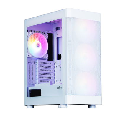ZALMAN i4 TG, ATX, WHITE, FRONT MESH, WINDOW, 4x3.5", 2x2.5", 1xUSB2.0, 2xUSB3.0, FRONT 3x140mm FRGB, REAR 1x140mm FRGB