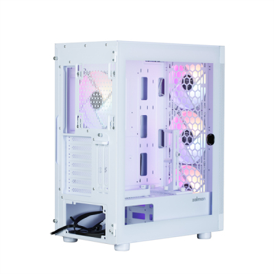 ZALMAN i4 TG, ATX, WHITE, FRONT MESH, WINDOW, 4x3.5", 2x2.5", 1xUSB2.0, 2xUSB3.0, FRONT 3x140mm FRGB, REAR 1x140mm FRGB