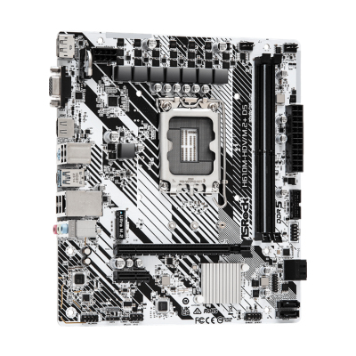 ASROCK H610M-HDV/M.2+ D5, LGA1700, H610, 2*DDR5, DP+D-Sub+HDMI, 4xSATA3 6.0, M.2 Socket, USB 3.2, USB 2.0, mATX;
