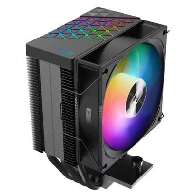 PCCooler R400 ARGB BK S115X/1200/1700/AM4/AM5 (TDP 180W, 90mm ARGB Fan, 4 тепловые трубки 6мм, 650-2200RPM, 28,3dBa)