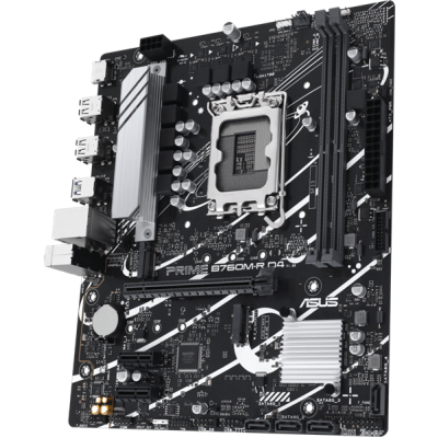 ASUS PRIME B760M-R D4, LGA1700, B760, 2*DDR4, HDMI, 4xSATA3 + RAID, M2, Audio, Gb LAN, USB 3.2, USB 2.0, mATX; 90MB1HA0-M0EAY0