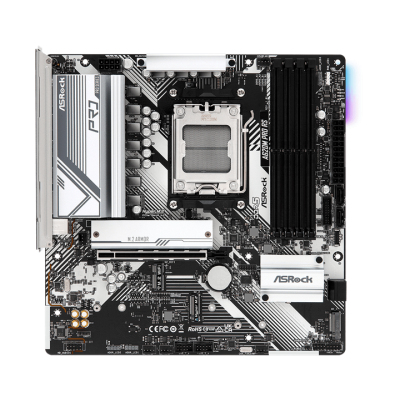 ASROCK A620M PRO RS, AM5, A620, 4*DDR5, HDMI+DP, 4xSATA3 6.0, M.2 Socket, RAID, USB 3.2, USB 2.0, Type-C, mATX