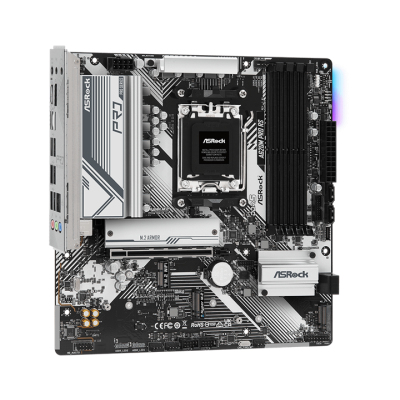 ASROCK A620M PRO RS, AM5, A620, 4*DDR5, HDMI+DP, 4xSATA3 6.0, M.2 Socket, RAID, USB 3.2, USB 2.0, Type-C, mATX