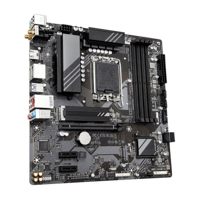 GIGABYTE B760M DS3H AX, LGA1700, B760, 4*DDR5, DP+HDMI, 4 SATA 6 Гб/с, M2, Audio, Gb LAN, USB 3.2, USB 2.0, Type-C, COM*1 port, mATX