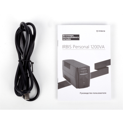 IRBIS UPS Personal 1200VA/720W, AVR, 4 Schuko outlets, USB