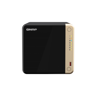 QNAP SMB TS-464-8G-EU-RU 2C 2GhzCPU/8Gb/upto 4HDD, up to 20 with TL-D800C/SATA(3,5" 2,5")/ 2xUSB3.2 2xUSB2.0/1xHDMI/1xExp.slot/2x2,5Gb/iSCSI/1xPS/3YW