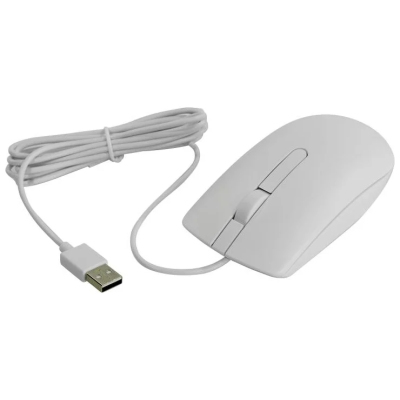 Dell Mouse MS116 Wired; USB; optical; 1000 dpi; 3 butt; White