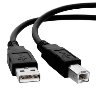 Кабель GoPower USB A (m)-USB B (m) 1.8м ПВХ черный (1/200)