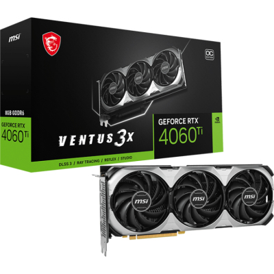 Видеокарта/ GeForce RTX 4060 Ti VENTUS 3X E 8G OC