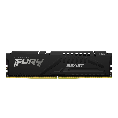 Память оперативная/ Kingston 8GB 5200MT/s DDR5 CL40 DIMM FURY Beast Black XMP
