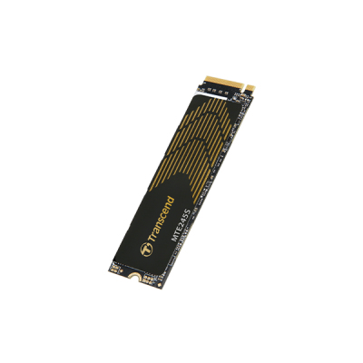 Твердотельный накопитель/ Transcend SSD MTE245S, 2000GB, M.2(22x80mm), NVMe 1.4, PCIe 4.0 x4, 3D NAND, R/W 5300/4600MB/s, IOPs 620 000/480 000, TBW 600, DWPD 0.33, 5 лет