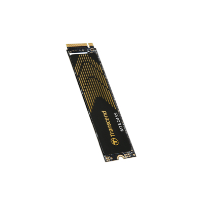 Твердотельный накопитель/ Transcend SSD MTE245S, 2000GB, M.2(22x80mm), NVMe 1.4, PCIe 4.0 x4, 3D NAND, R/W 5300/4600MB/s, IOPs 620 000/480 000, TBW 600, DWPD 0.33, 5 лет