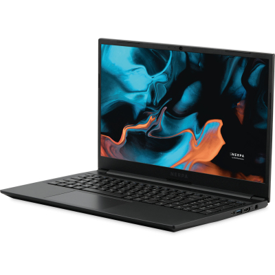 Ноутбук/ Nerpa Caspica A552-15 15.6"(1920x1080 (матовый) IPS)/AMD Ryzen 5 5625U(2.3Ghz)/8192Mb/512SSDGb/noDVD/Int:AMD Radeon/BT/WiFi/49WHr/war 1y/1.75kg/Titanium Black/Win11Pro