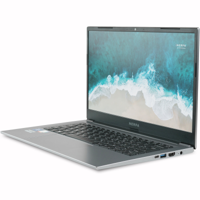 Ноутбук/ Nerpa Caspica I752-14 14"(1920x1080 (матовый) IPS)/Intel Core i7 1255U(1.7Ghz)/16384Mb/512SSDGb/noDVD/Int:Intel Iris Xe Graphics/BT/WiFi/49WHr/war 1y/1.35kg/Titanium Gray/Titanium Black (D)/Win11Pro