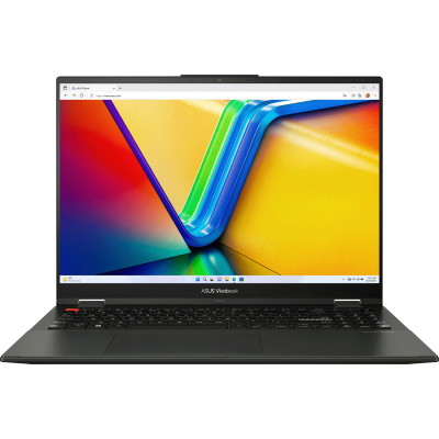 Ноутбук/ ASUS TP3604VA-MC102 flip 16"(1920x1200 IPS)/Touch/Intel Core i3 1315U(1.2Ghz)/8192Mb/512PCISSDGb/noDVD/Int:Intel UHD Graphics/Cam/BT/WiFi/42WHr/war 1y/1.9kg/Midnight Black/DOS
