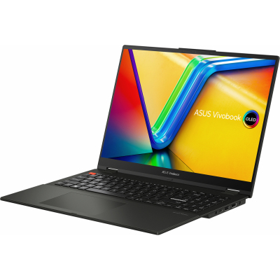 Ноутбук/ ASUS TP3604VA-MC102 flip 16"(1920x1200 IPS)/Touch/Intel Core i3 1315U(1.2Ghz)/8192Mb/512PCISSDGb/noDVD/Int:Intel UHD Graphics/Cam/BT/WiFi/42WHr/war 1y/1.9kg/Midnight Black/DOS