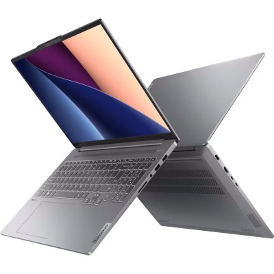 Ноутбук/ Lenovo IdeaPad Pro 5 16IRH8 16"(2560x1600 IPS)/Intel Core i7 13700H(2.4Ghz)/16384Mb/1024SSDGb/noDVD/Ext:nVidia GeForce RTX4050(6144Mb)/Cam/BT/WiFi/75WHr/war 1y/1.95kg/arctic grey/noOS + 170W, RU kbd