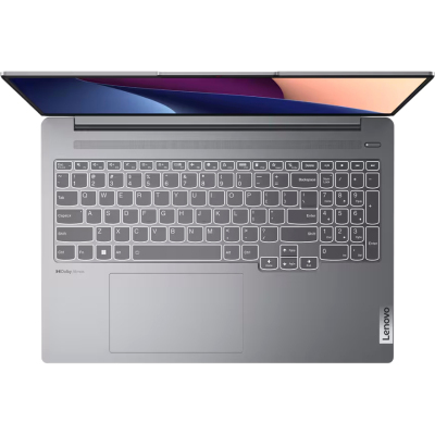 Ноутбук/ Lenovo IdeaPad Pro 5 16IRH8 16"(2560x1600 IPS)/Intel Core i7 13700H(2.4Ghz)/16384Mb/1024SSDGb/noDVD/Ext:nVidia GeForce RTX4050(6144Mb)/Cam/BT/WiFi/75WHr/war 1y/1.95kg/arctic grey/noOS + 170W, RU kbd
