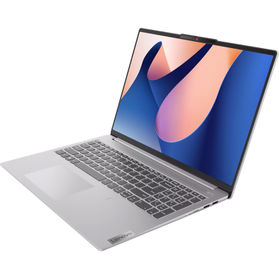Ноутбук/ Lenovo IdeaPad Slim 5 16IRL8 16"(2560x1600 IPS)/Intel Core i7 13620H(2.4Ghz)/16384Mb/512SSDGb/noDVD/Int:Intel UHD Graphics/Cam/BT/WiFi/75.4WHr/war 1y/1.89kg/cloud grey/noOS + 100W, RU kbd