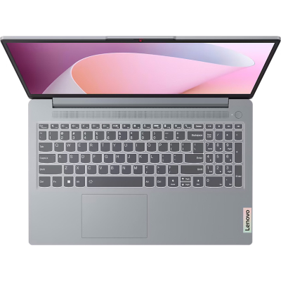 Ноутбук/ Lenovo IdeaPad Slim 3 15AMN8 15.6"(1920x1080 IPS)/AMD Ryzen 5 7520U(2.8Ghz)/8192Mb/512SSDGb/noDVD/Int:AMD Radeon/Cam/BT/WiFi/47WHr/war 1y/1.62kg/grey/noOS + 65W, RU kbd