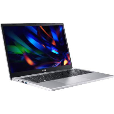 Ноутбук/ Acer Extensa 15 EX215-33-P4E7 15.6"(1920x1080 (матовый) IPS)/Intel Pentium N200(0Ghz)/8192Mb/512PCISSDGb/noDVD/Int:Intel HD/Cam/BT/WiFi/50WHr/1.8kg/Silver/DOS