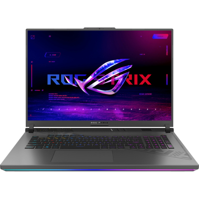 Ноутбук/ ASUS ROG Strix G18 G814JIR-N6048 18"(2560x1600 (матовый, 240Hz, 3ms) IPS)/Intel Core i9 14900HX(2.39Ghz)/16384Mb/1024PCISSDGb/noDVD/Ext:nVidia GeForce RTX4070(8192Mb)/Cam/BT/WiFi/90WHr/war 1y/3kg/Eclipse Gray/noOS