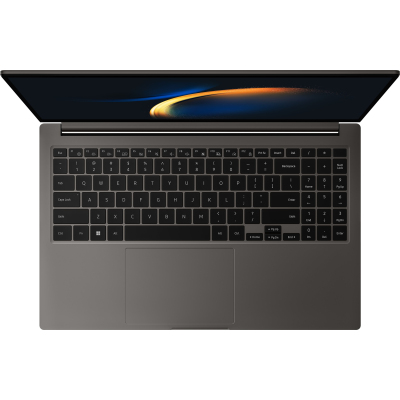 Galaxy Book3 15.6"(1920x1080 IPS (матовый))/Intel Core i7 1355U(1.7Ghz)/16384Mb/512PCISSDGb/noDVD/Int:Intel Iris Xe Graphics/Cam/BT/WiFi/54WHr/war 1y/1.57kg/Graphite/Win11Home + Eng kbd 3 pin