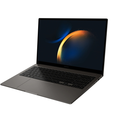 Galaxy Book3 15.6"(1920x1080 IPS (матовый))/Intel Core i7 1355U(1.7Ghz)/16384Mb/512PCISSDGb/noDVD/Int:Intel Iris Xe Graphics/Cam/BT/WiFi/54WHr/war 1y/1.57kg/Graphite/Win11Home + Eng kbd 3 pin