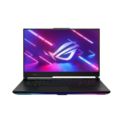 Ноутбук/ ASUS ROG Strix SCAR 17 G733PYV-LL067W 17.3"(2560x1440 (матовый, 240Hz, 3ms) IPS)/AMD Ryzen 9 7945HX3D(2.3Ghz)/32768Mb/1024PCISSDGb/noDVD/Ext:nVidia GeForce RTX4090(16384Mb)/Cam/BT/WiFi/90WHr/war 1y/3kg/Off Black/Win11Home