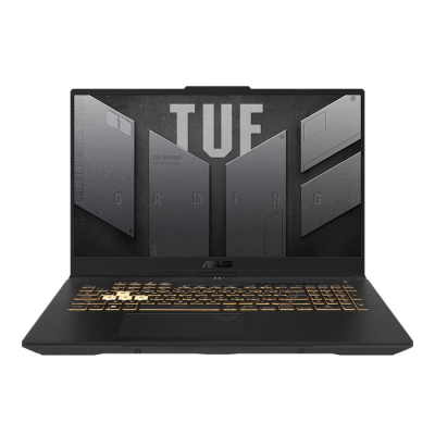 Ноутбук/ ASUS TUF F17 FX707VV-HX131 17.3"(1920x1080 (матовый, 144Hz) IPS)/Intel Core i7 13620H (2.4Ghz)/16384Mb/1024PCISSDGb/noDVD/Ext:nVidia GeForce RTX4060(8192Mb)/Cam/BT/WiFi/90WHr/war 1y/2.6kg/Mecha Gray/DOS