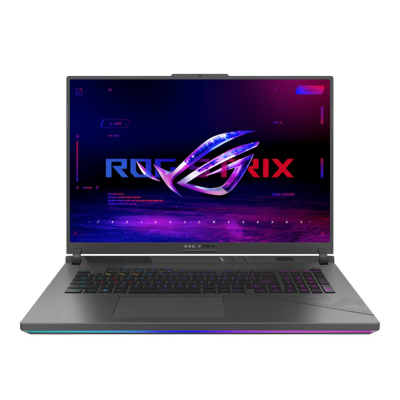 Ноутбук/ ASUS ROG Strix G18 G814JV-N6168 18"(2560x1600 (матовый, 240Hz, 3ms) IPS)/Intel Core i7 13650HX(2.6Ghz)/16384Mb/1024PCISSDGb/noDVD/Ext:nVidia GeForce RTX4060(8192Mb)/Cam/BT/WiFi/90WHr/war 1y/3kg/Eclipse Gray/DOS