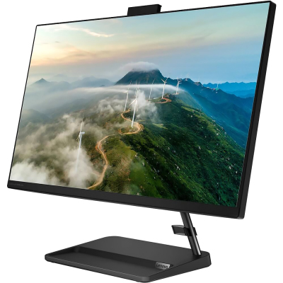 Моноблок/ Lenovo IdeaCentre AIO 3 27IAP7 27"(1920x1080 IPS)/Intel Core i7 13620H(Ghz)/16384Mb/512SSDGb/noDVD/Int:Intel UHD Graphics/Cam/BT/WiFi/war 1y/8.82kg/black/noOS + RU kbd, mouse USB