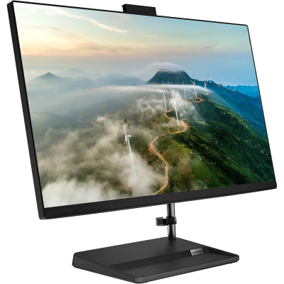 Моноблок/ Lenovo IdeaCentre AIO 3 27IAP7 27"(1920x1080 IPS)/Intel Core i7 13620H(Ghz)/16384Mb/512SSDGb/noDVD/Int:Intel UHD Graphics/Cam/BT/WiFi/war 1y/8.82kg/black/noOS + RU kbd, mouse USB
