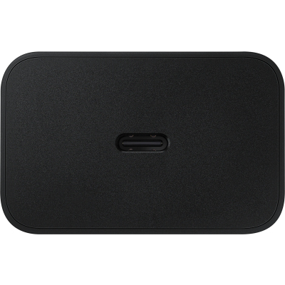 Зарядное устройство/ СЗУ для мобильных устройств с функцией быстрой зарядки Power Delivery, 45Вт (USB Type-C порт, кабель USB Type-C в комплекте), чёрное