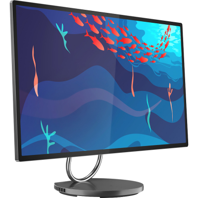 Моноблок/ Lenovo Yoga AIO 9 32IRH8 31.5"(3840x2160 IPS)/Intel Core i9 13900H(2.6Ghz)/16384Mb/1024SSDGb/noDVD/Int:Intel Iris Xe Graphics/Cam/BT/WiFi/war 1y/8.5kg/storm grey/noOS + RU kbd, mouse WL