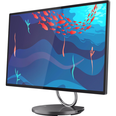 Моноблок/ Lenovo Yoga AIO 9 32IRH8 31.5"(3840x2160 IPS)/Intel Core i9 13900H(2.6Ghz)/16384Mb/1024SSDGb/noDVD/Int:Intel Iris Xe Graphics/Cam/BT/WiFi/war 1y/8.5kg/storm grey/noOS + RU kbd, mouse WL