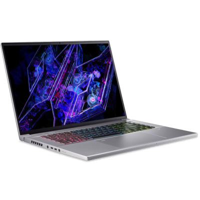 Ноутбук/ ACER Predator Triton Neo 16 PTN16-51-72K6 16"(2560x1600 (матовый) IPS)/Intel Core Ultra 7 155H(1.4Ghz)/16384Mb/1024PCISSDGb/noDVD/Ext:nVidia GeForce RTX4060(8192Mb)/Cam/BT/WiFi/65WHr/war 1y/2.4kg/Silver/Win11Home