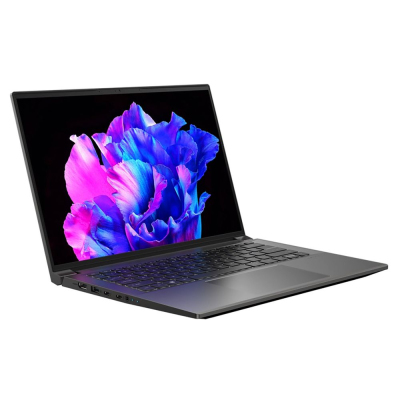 Ноутбук/ ACER Swift X SFX14-72G-72DH 14.5"(2880x1800 OLED (матовый))/Intel Core Ultra 7 155H(1.4Ghz)/32768Mb/1024PCISSDGb/noDVD/Int:UMA/Cam/BT/WiFi/50WHr/war 1y/1.4kg/Iron/Win11Home