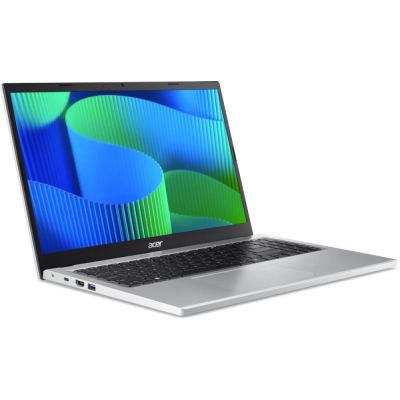 Ноутбук/ ACER Extensa 15 EX215-34-34Z7 15.6"(1920x1080 (матовый) IPS)/Intel Core i3 N305(1Ghz)/8192Mb/512PCISSDGb/noDVD/Int:UMA/Cam/BT/WiFi/50WHr/war 1y/1.8kg/Silver/NoOS